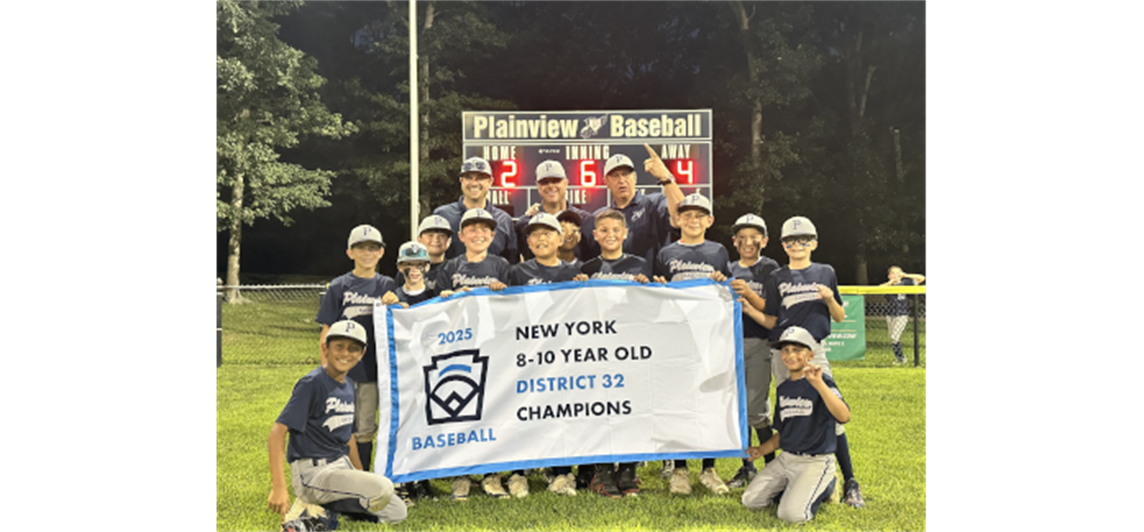 2025 8/9/10 Year Old Baseball - Plainview